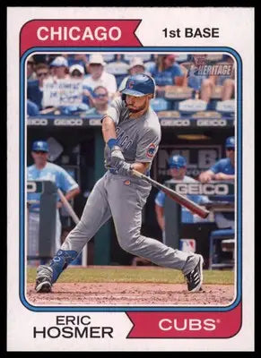 Eric Hosmer 2023 Topps Heritage #227 Chicago Cubs - Baseball Card Single