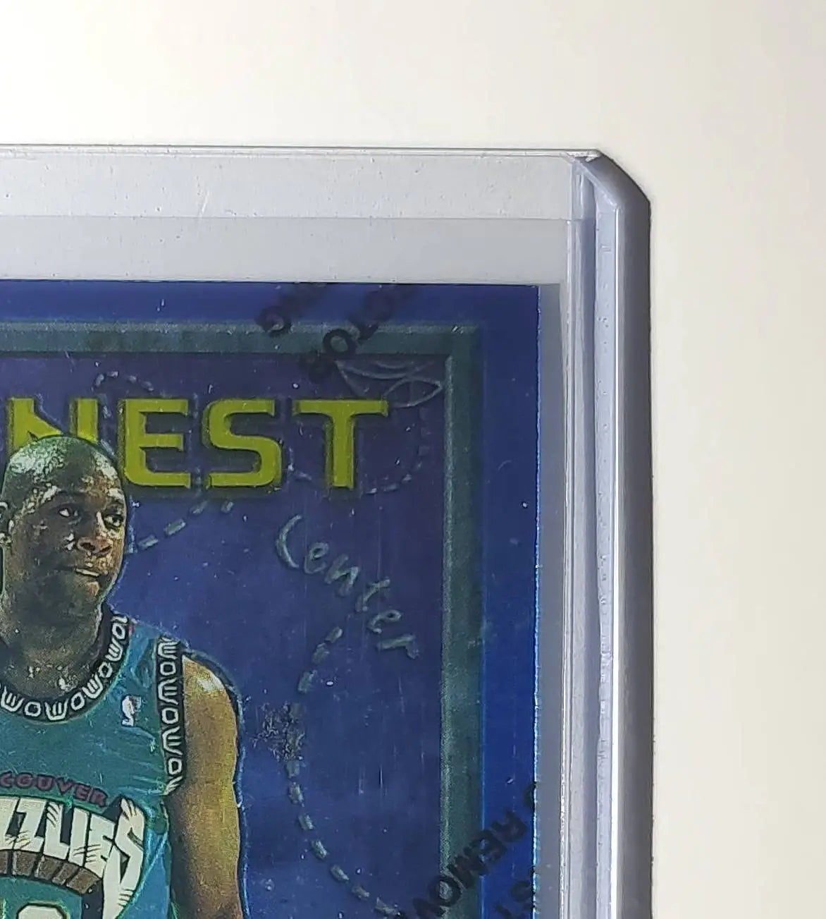 Eric Mobley 1995-96 Topps Finest NBA #142 Card Grizzlies