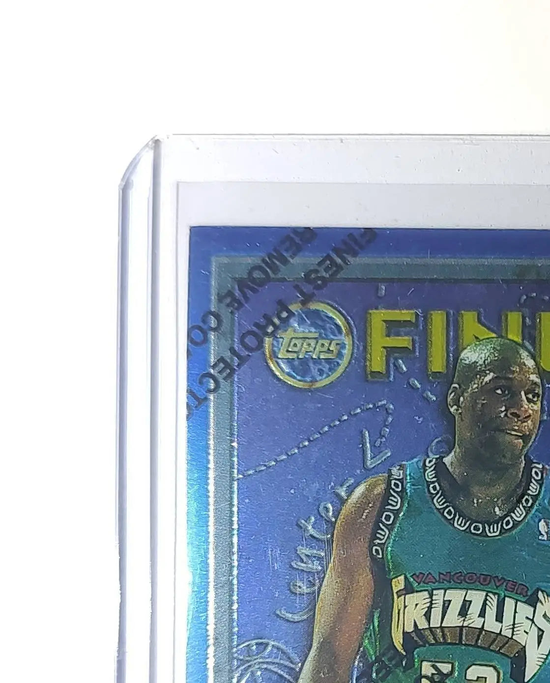 Eric Mobley 1995-96 Topps Finest NBA #142 Card Grizzlies