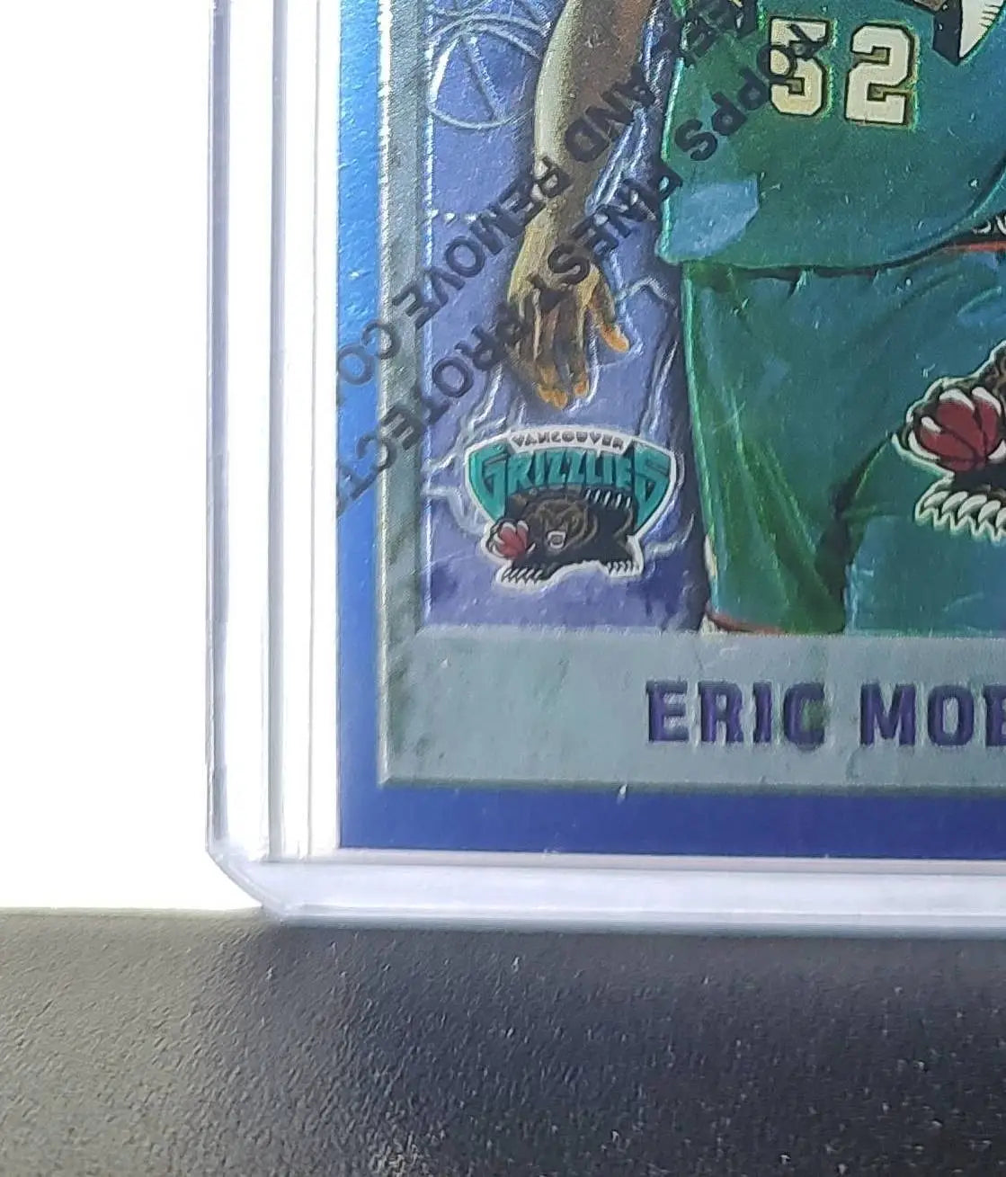Eric Mobley 1995-96 Topps Finest NBA #142 Card Grizzlies