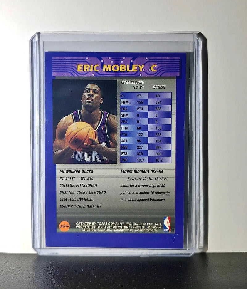 Eric Mobley Rookie 1994-95 Topps Finest #224 Card