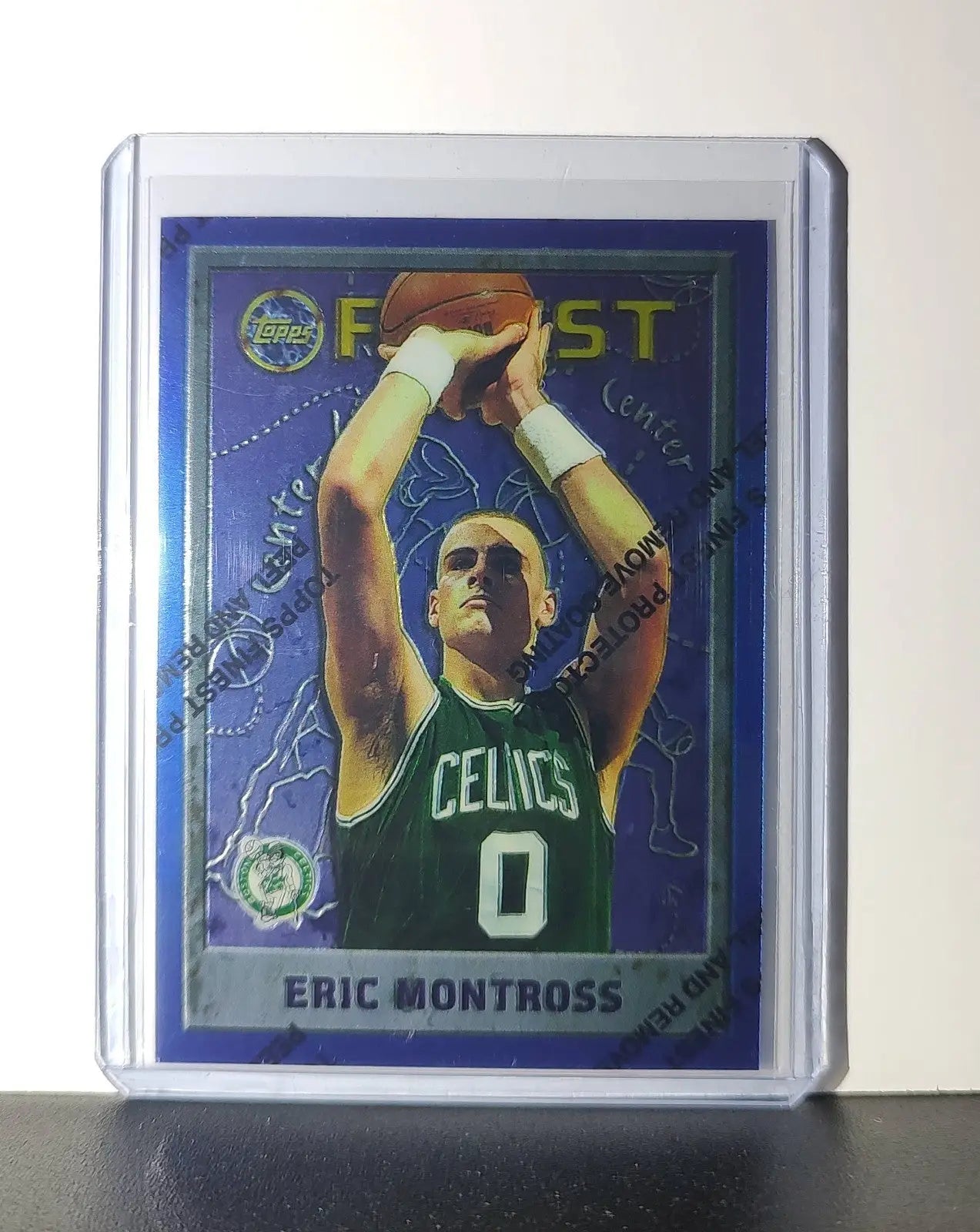 Eric Montross 1995-96 Topps Finest NBA #206 Card Boston Celtics - Basketball Card Single