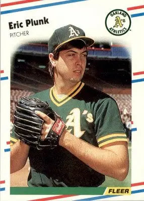 Eric Plunk - 1988 Fleer - #291 - Baseball - Baseball Card Single