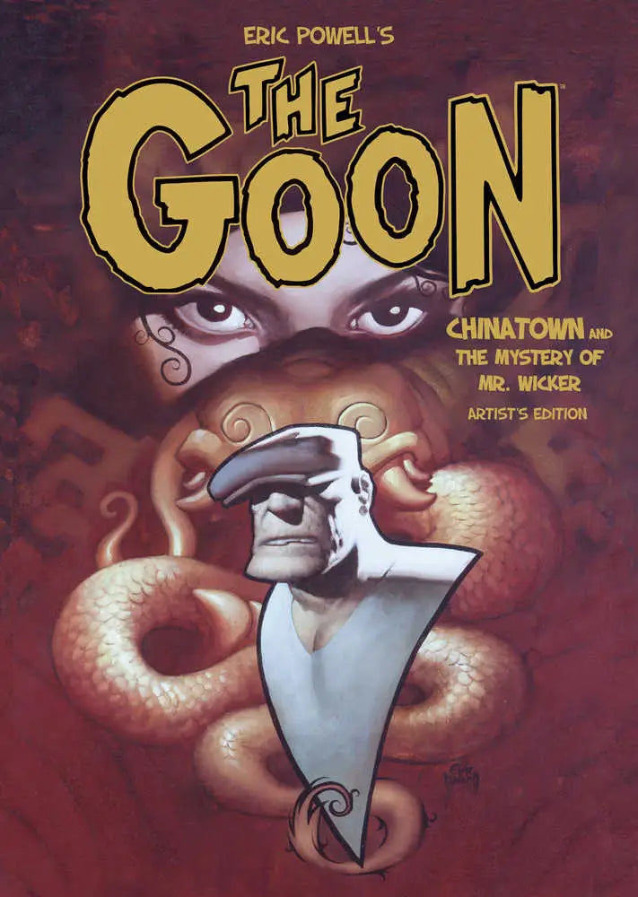 Comic book cover from Eric Powell s The Goon Chinatown Artist Edition Hardcover showcasing original art