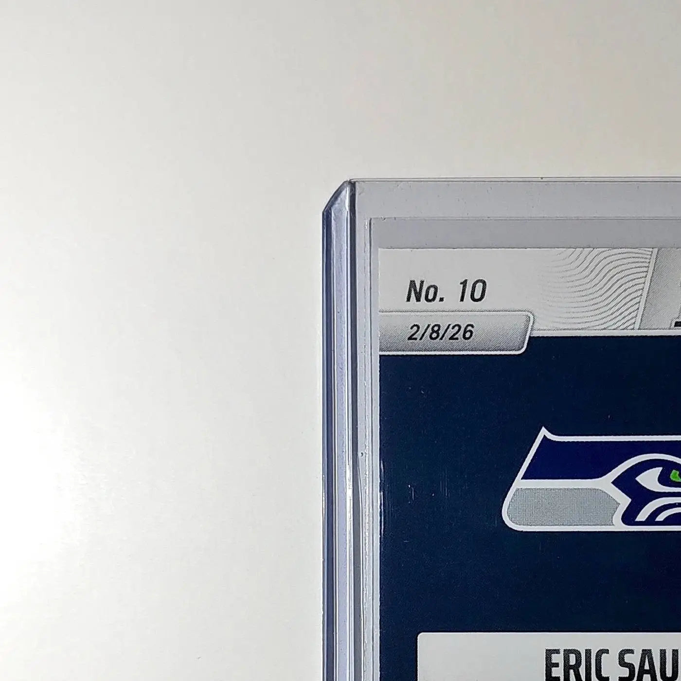 Eric Saubert 2026 Panini NFL Super Bowl LIX Champions #10 Card Seattle Seahawks - Football Card Single