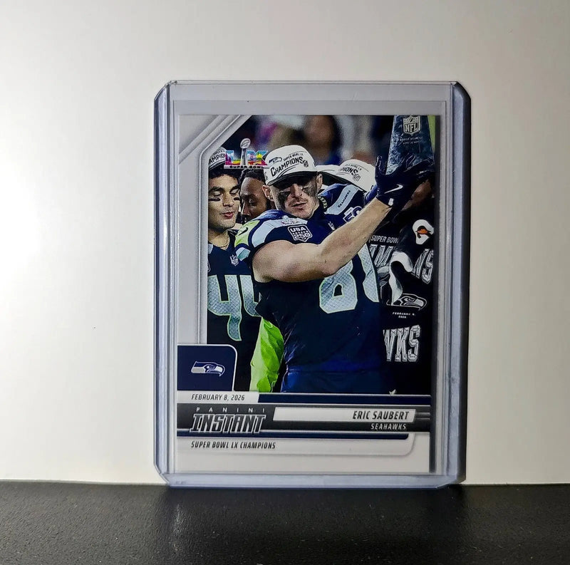 Eric Saubert 2026 Panini NFL Super Bowl LIX Champions #10 Card Seattle Seahawks - Football Card Single
