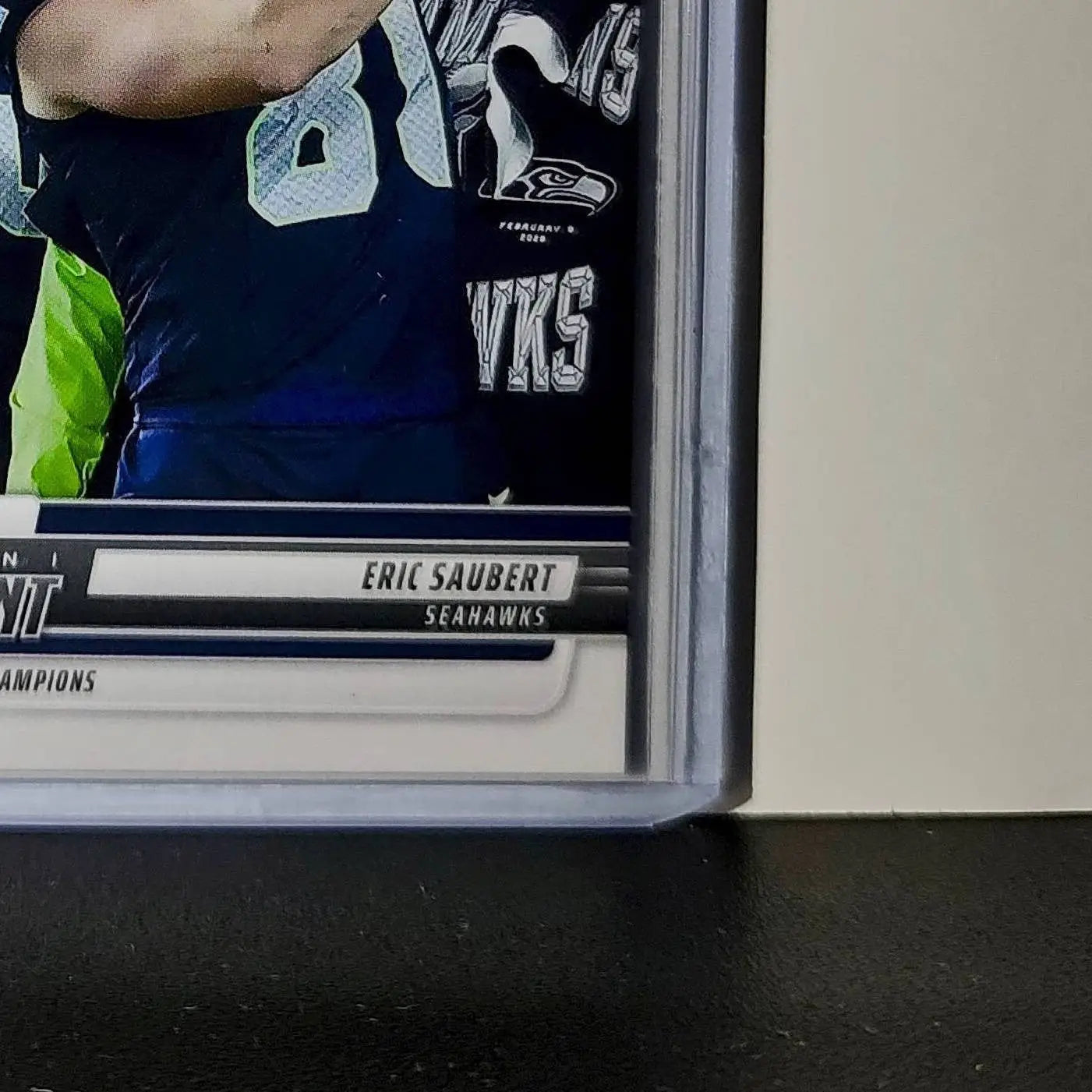 Eric Saubert 2026 Panini NFL Super Bowl LIX Champions #10 Card Seattle Seahawks - Football Card Single