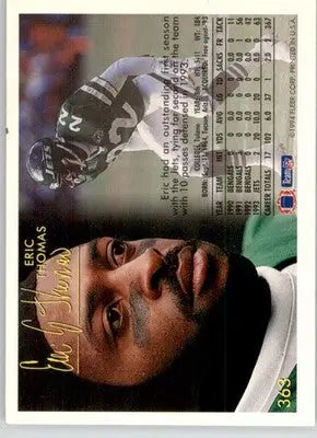 Eric Thomas - 1994 Fleer - #363 - Football - Football Card Single