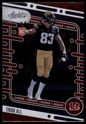 Erick All Rookie 2024 Panini Absolute Retail #182 Cincinnati Bengals - Football Card Single