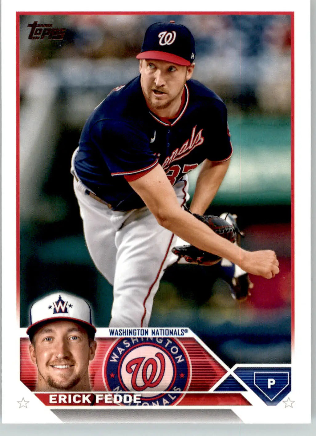 Erick Fedde - 2023 Topps - #258 - Baseball - Baseball Card Single