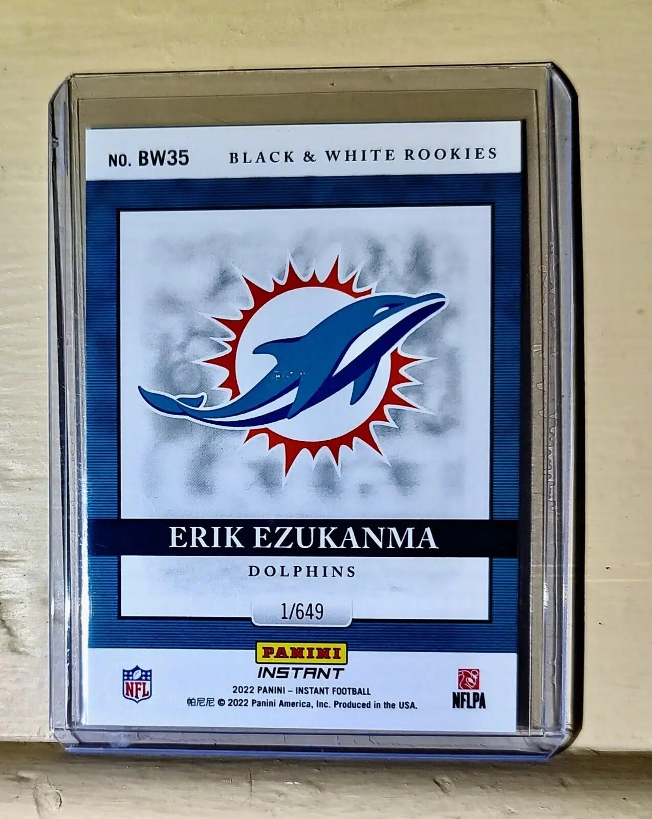 Erik Ezukanma 2022 Panini NFL Black & White Rookies #35 Football Card 1 of 649 - Football Card Single