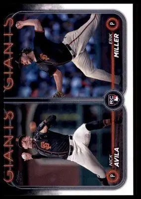 Erik Miller / Nick Avila RCOM RC 2024 Topps Update #US271 San Francisco Giants - Baseball Card Single