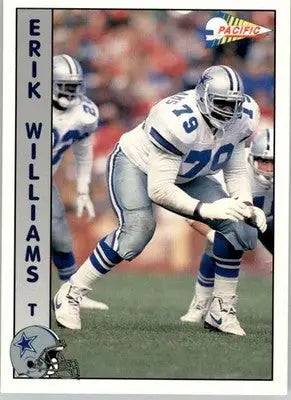 Erik Williams - 1992 Pacific - #387 - Football - Football Card Single