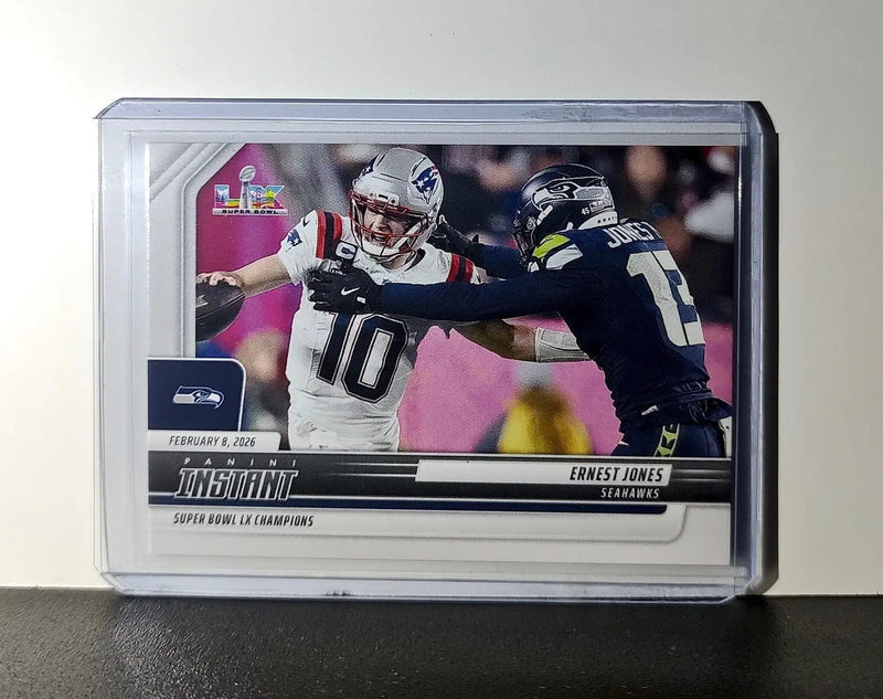 Ernest Jones 2026 Panini NFL Super Bowl LIX Champions #20 Card Seattle Seahawks - Football Card Single
