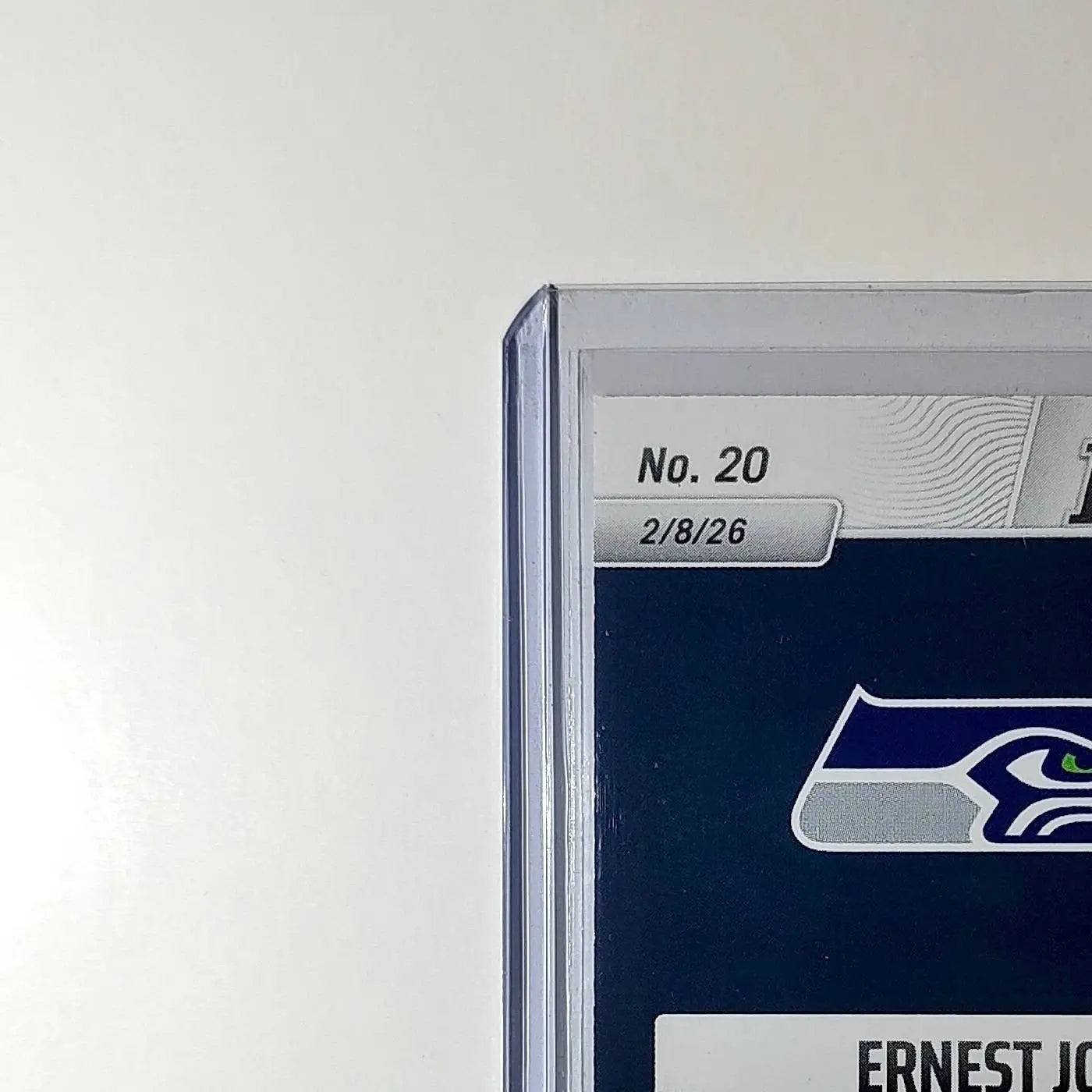 Ernest Jones 2026 Panini NFL Super Bowl LIX Champions #20 Card Seattle Seahawks - Football Card Single