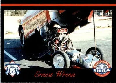 Ernest Wrenn - 1989 Checkered Flag IHRA - #81 - Racing - Racing Card Single