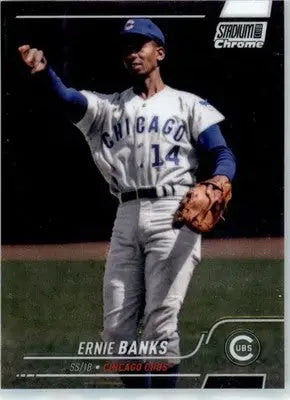 Ernie Banks - 2022 Stadium Club Chrome - #20 - Baseball - Baseball Card Single