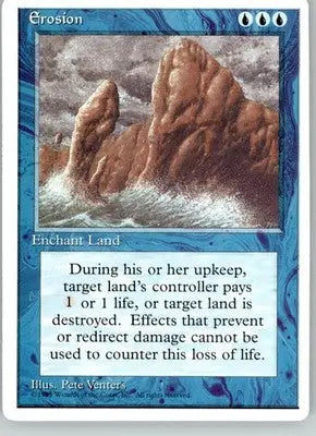 Erosion - Fourth Edition ALTERNATE - MP Magic: The Gathering - Magic Card Single