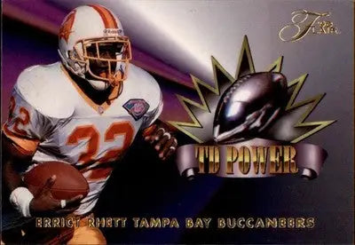 Errict Rhett - 1995 Flair - #5 - TD Power Football - Football Card Single