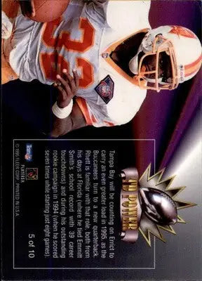 Errict Rhett - 1995 Flair - #5 - TD Power Football - Football Card Single