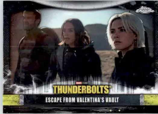 Escape from Valentina’s Vault 2025 Topps Chrome Marvel #T-19 Thunderbolts - Marvel Card Single