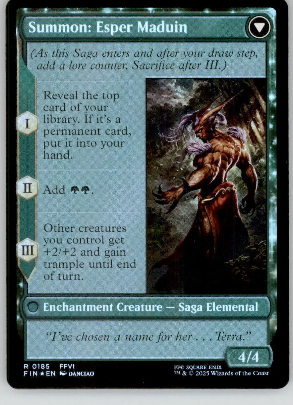 Esper Origins - FINAL FANTASY - 185 - Foil NM Magic: The Gathering