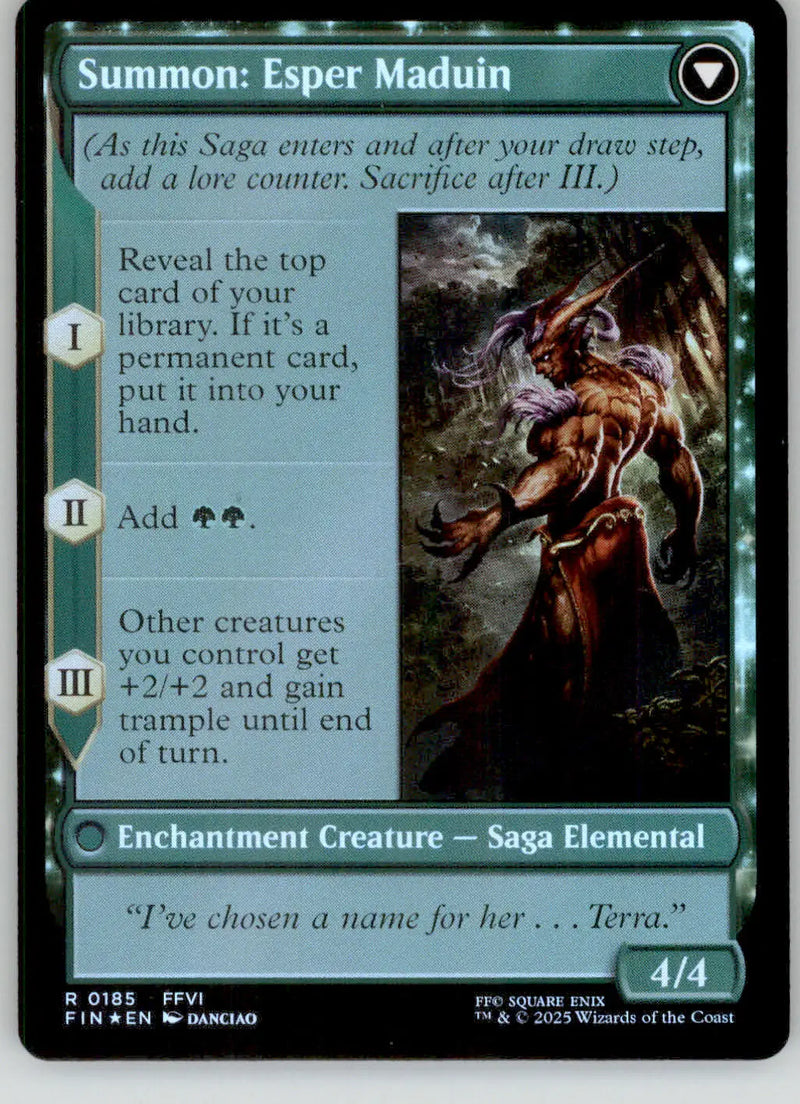Esper Origins - FINAL FANTASY - 185 - Foil NM Magic: The Gathering