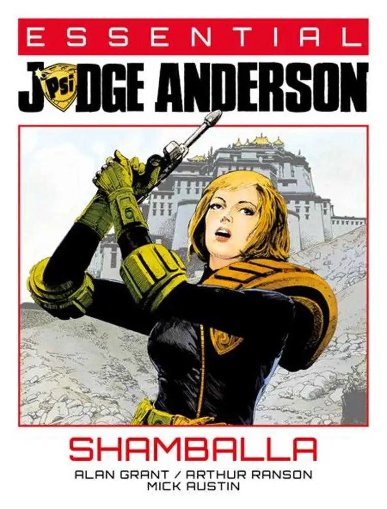 Comic book featuring Judge Anderson from the Essential Judge Anderson TPB Volume 01 Shamballa