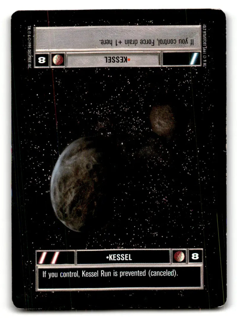 Star Wars CCG trading card from Estate Find lot featuring played with Star Wars Decipher cards