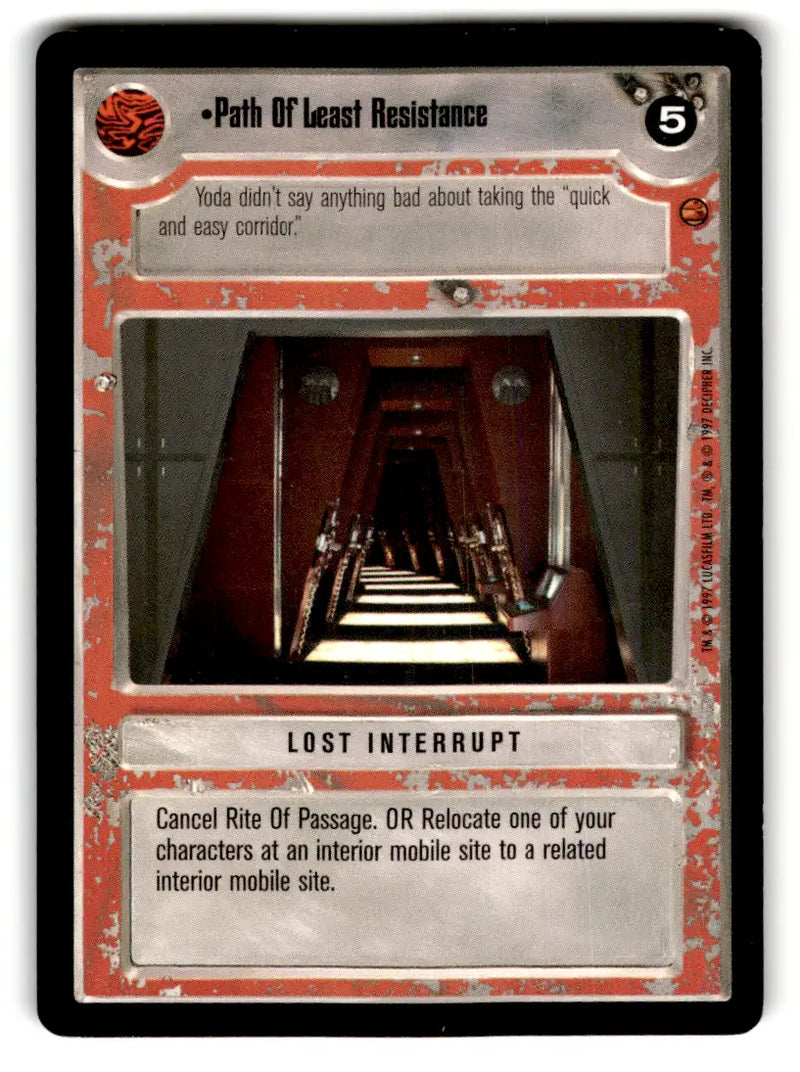Star Wars CCG trading card from Estate Find Star Wars CCG Decipher lot