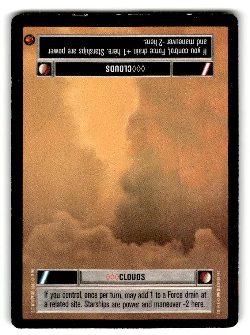 Star Wars CCG card from Estate Find lot, played with in Star Wars CCG Decipher collection