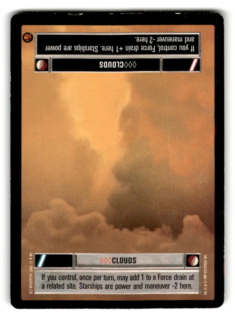 Star Wars CCG card from Estate Find lot, played with in Star Wars CCG Decipher collection