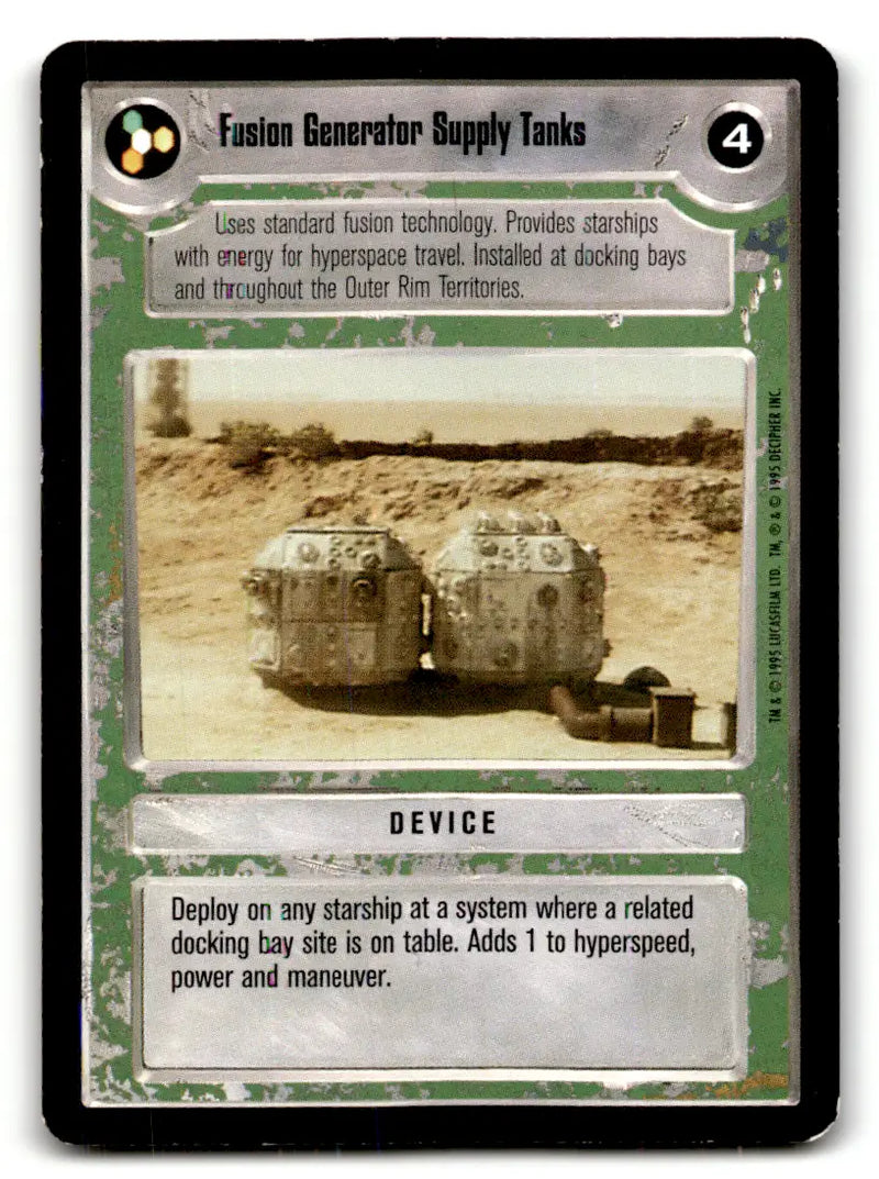 Star Wars trading card from estate find lot Star Wars CCG Decipher played with
