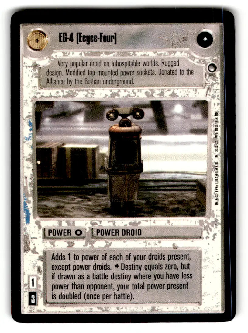 Star Wars CCG trading card from estate find lot Star Wars card lot for collectors
