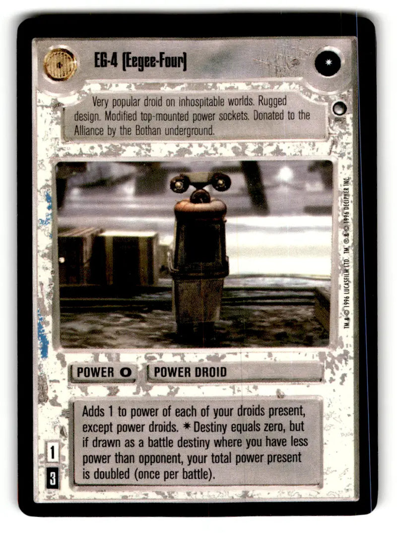 Star Wars CCG trading card from estate find lot Star Wars card lot for collectors