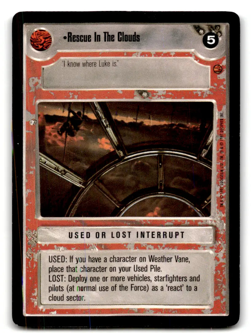 Star Wars trading card from lot Star Wars CCG Estate Find product