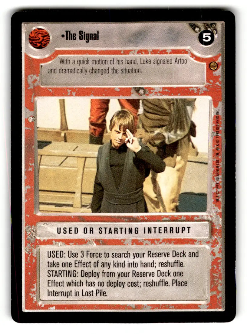 Star Wars CCG trading card from estate find lot star wars collectible set