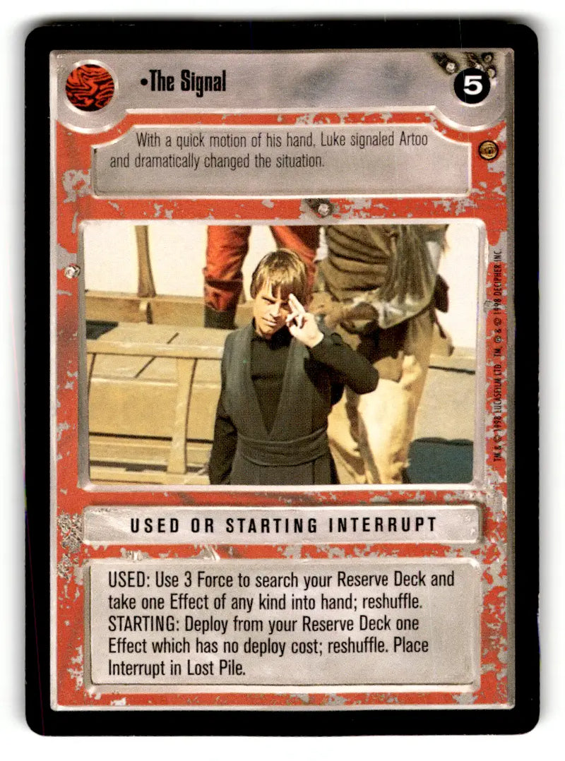 Star Wars CCG trading card from estate find lot star wars collectible set