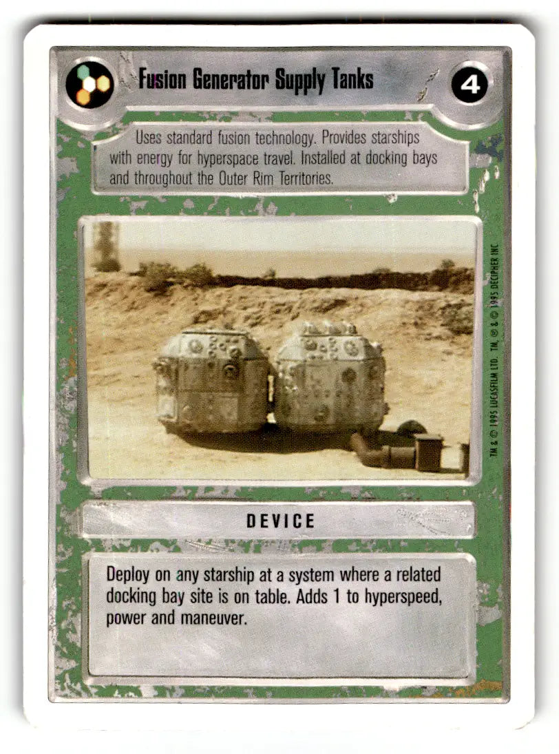 Star Wars CCG trading card from Estate Find lot showcasing Star Wars battles
