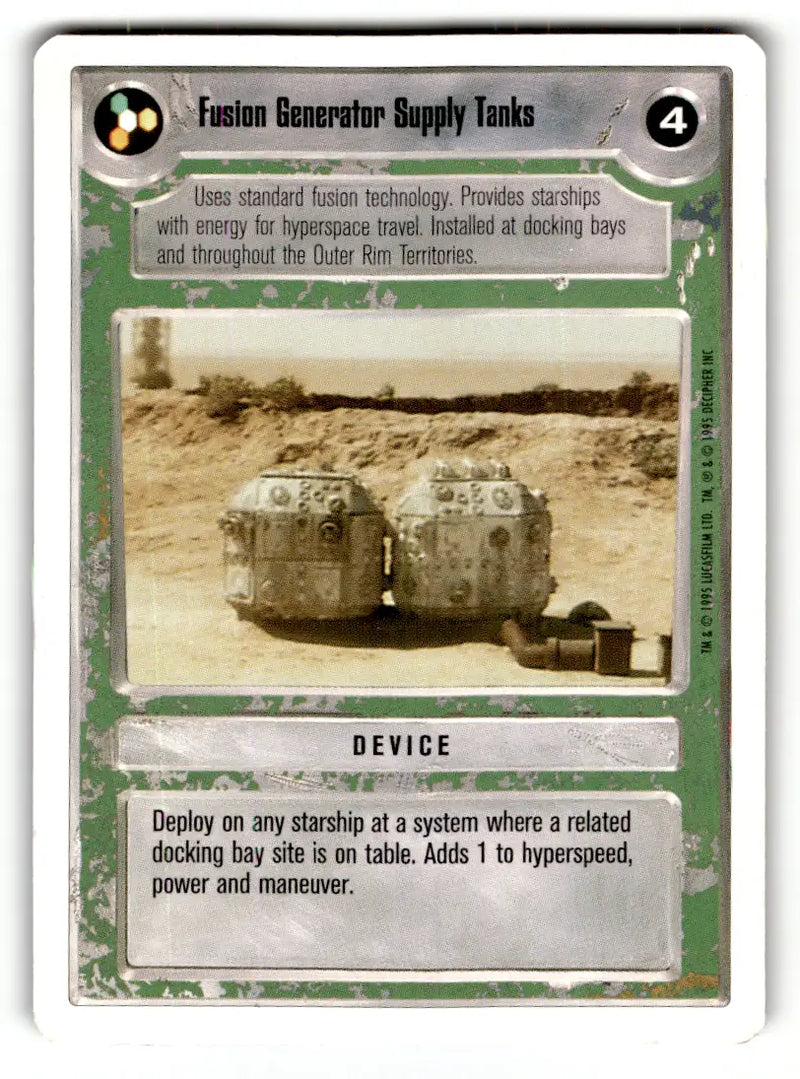Star Wars CCG trading card from Estate Find lot showcasing Star Wars battles