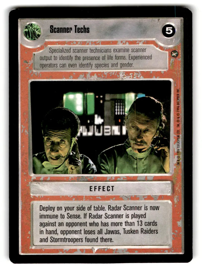 Star Wars CCG trading card from Estate Find lot, played with Decipher collectible