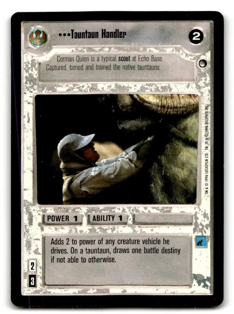 Star Wars trading card from Star Wars CCG Decipher estate find lot