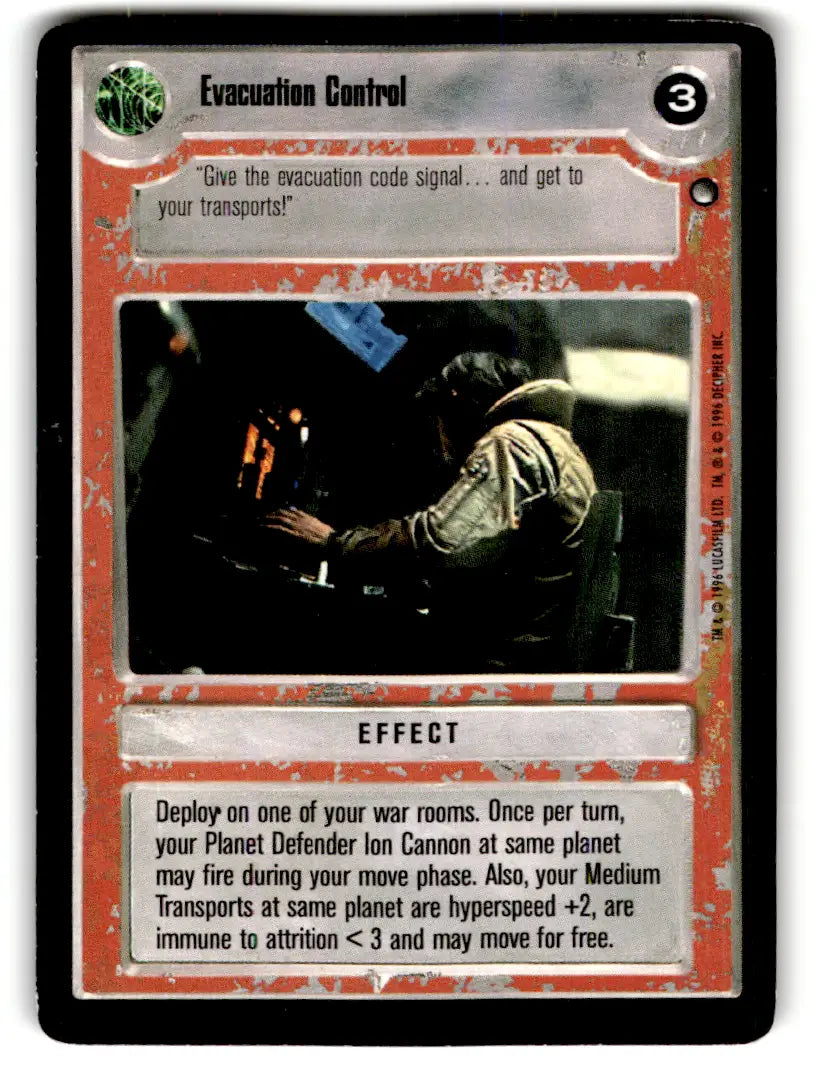 Star Wars CCG trading card from Estate Find lot, played with, for Star Wars fans