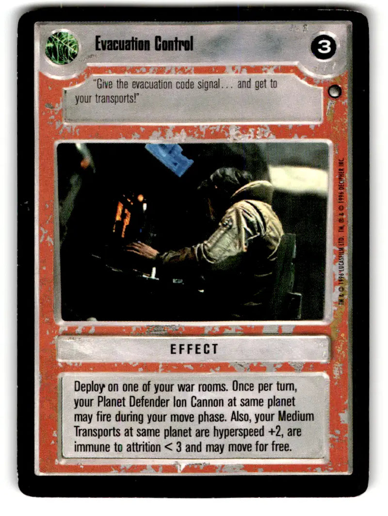 Star Wars CCG trading card from Estate Find lot, played with, for Star Wars fans