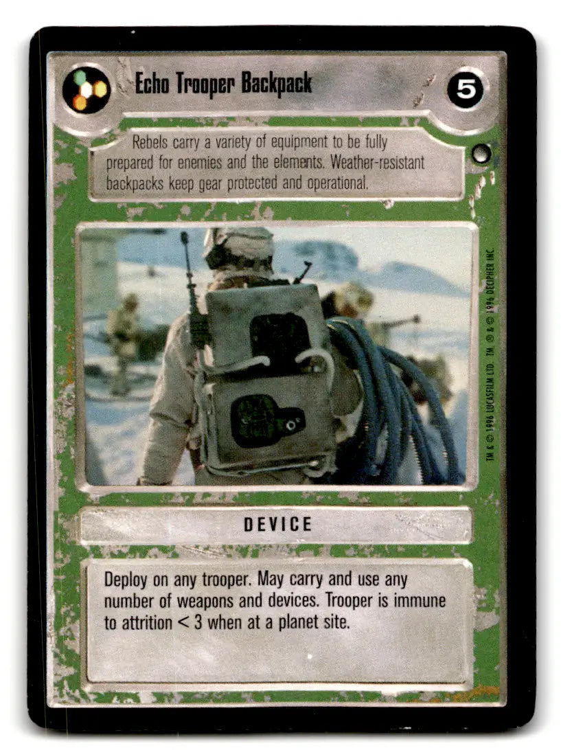 Star Wars CCG trading card from estate find lot of star wars deciphered cards