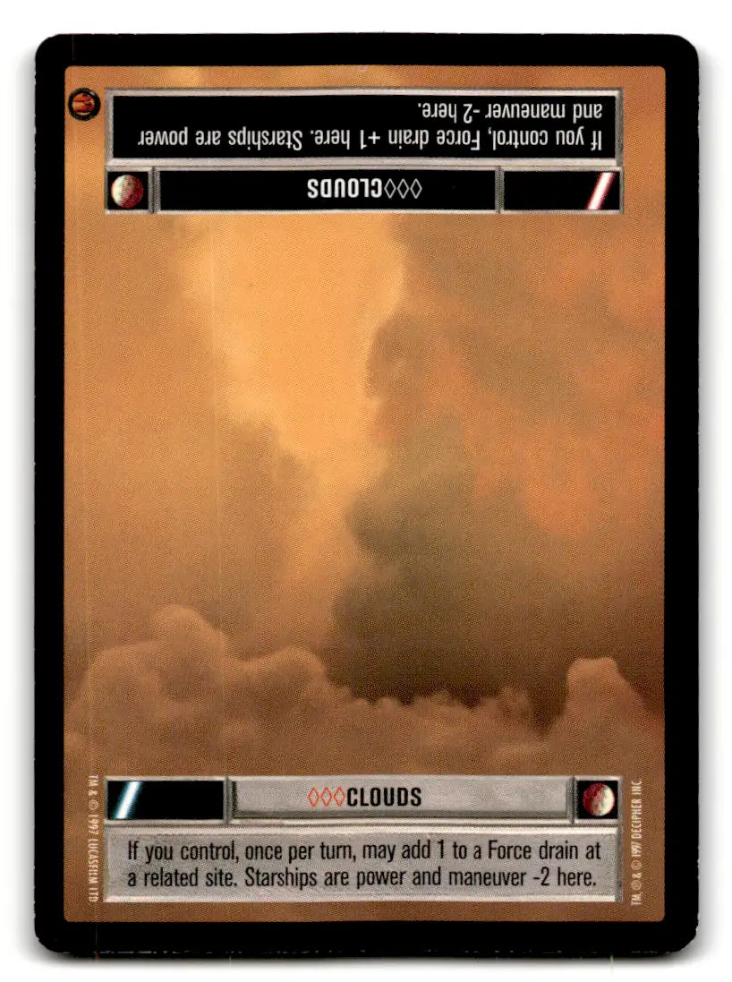 Star Wars CCG Estate Find card lot featuring a Star Wars CCG Decipher played card
