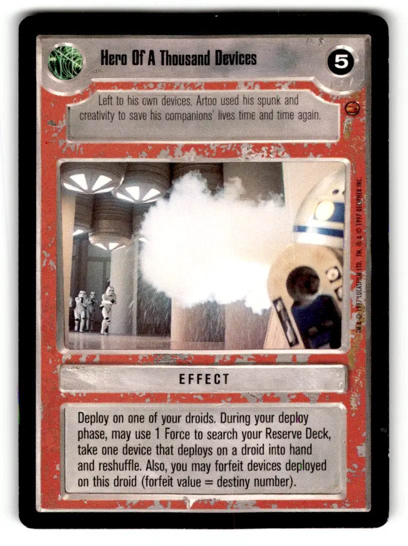 Star Wars CCG trading card from Estate Find lot star wars card lot star