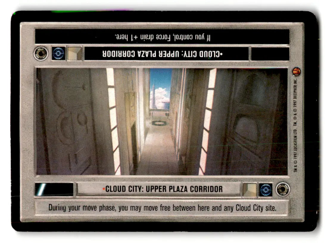 Star Wars CCG trading card from Estate Find lot featuring Star Wars CCG Decipher played card
