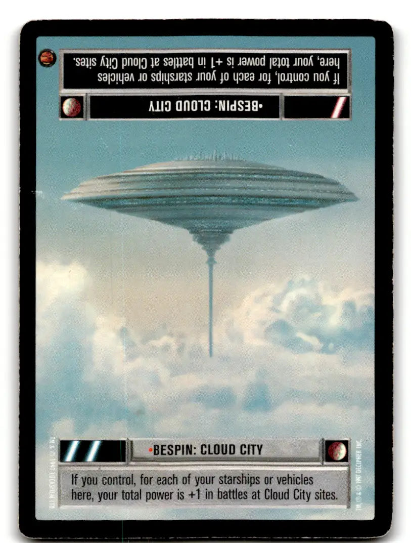 Star Wars CCG trading card from lot Star Wars estate find for Star Wars decipher game