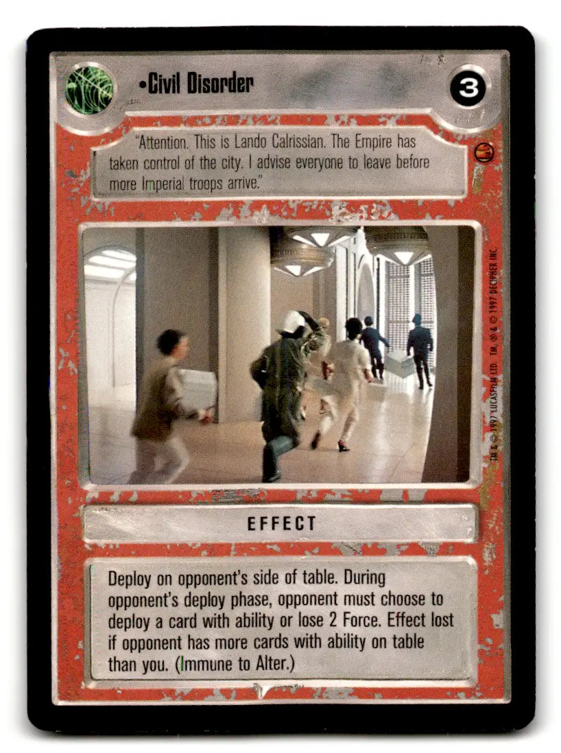 Star Wars CCG trading card from estate find lot star wars trading card lot